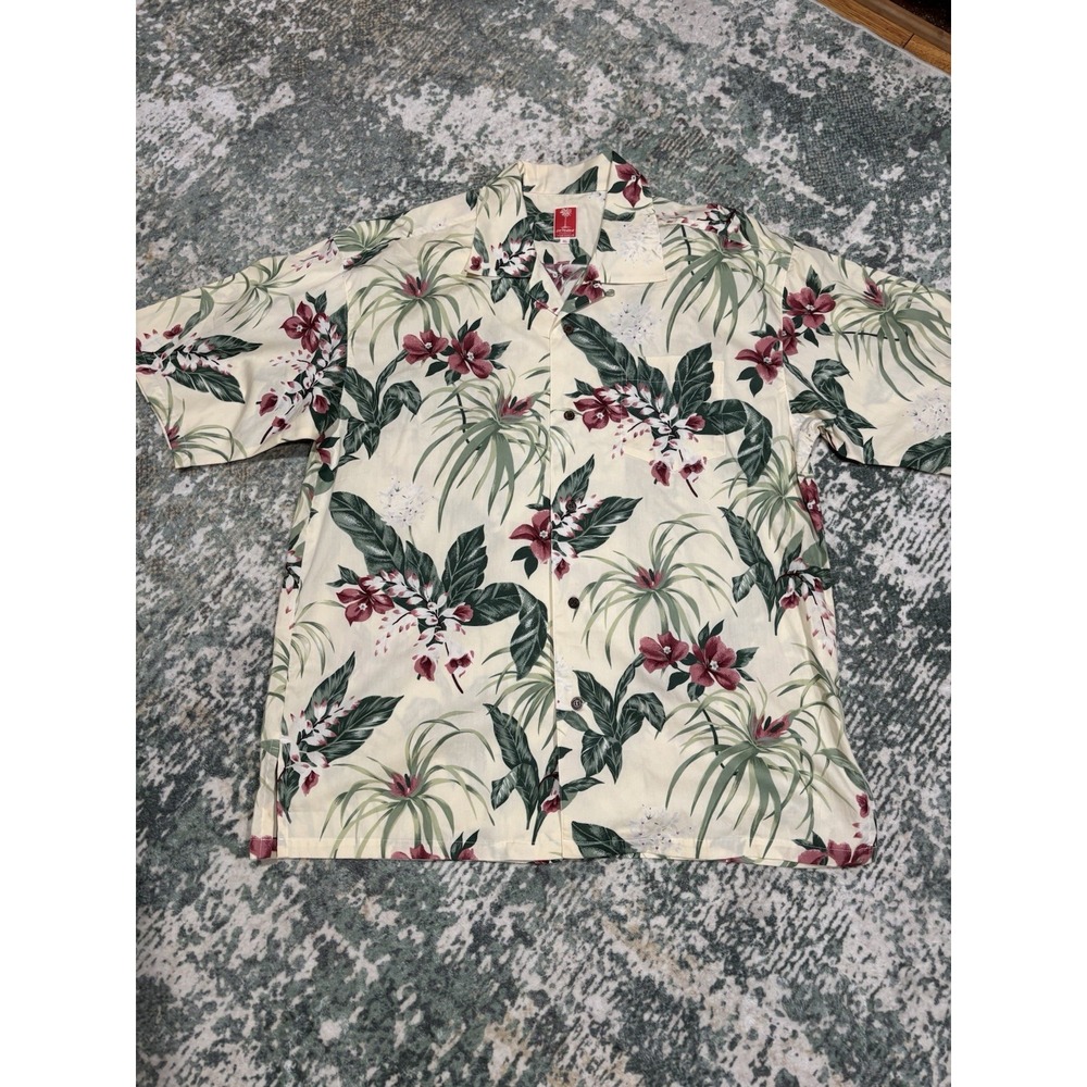 Okmawa Men's Hawain Shirt 4L (XXL)